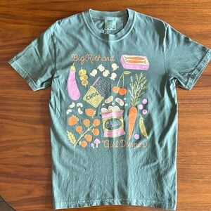Cool Girl Band, BIG RICHARD, fun Graphic Tee - Mossy Green